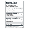 Nutition facts chorizo