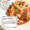 Pappardelle in rich tomato sauce made with The Better Butchers Italian plant-based ground, garnished with fresh parsley.