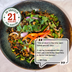 Grain and green salad bowl made with The Better Butchers Natural plant-based ground and fresh vegetables.
