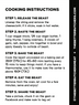 Cooking instructions for The Better Beast plant-based roast: baste with vegan butter, herbs and garlic, then bake at 350F (175C) for 45 to 60 minutes